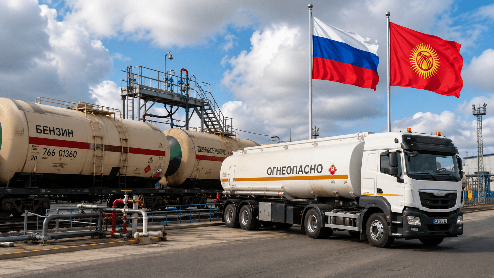 Киргизия получит 100 тысяч тонн российского топлива ежемесячно до конца года