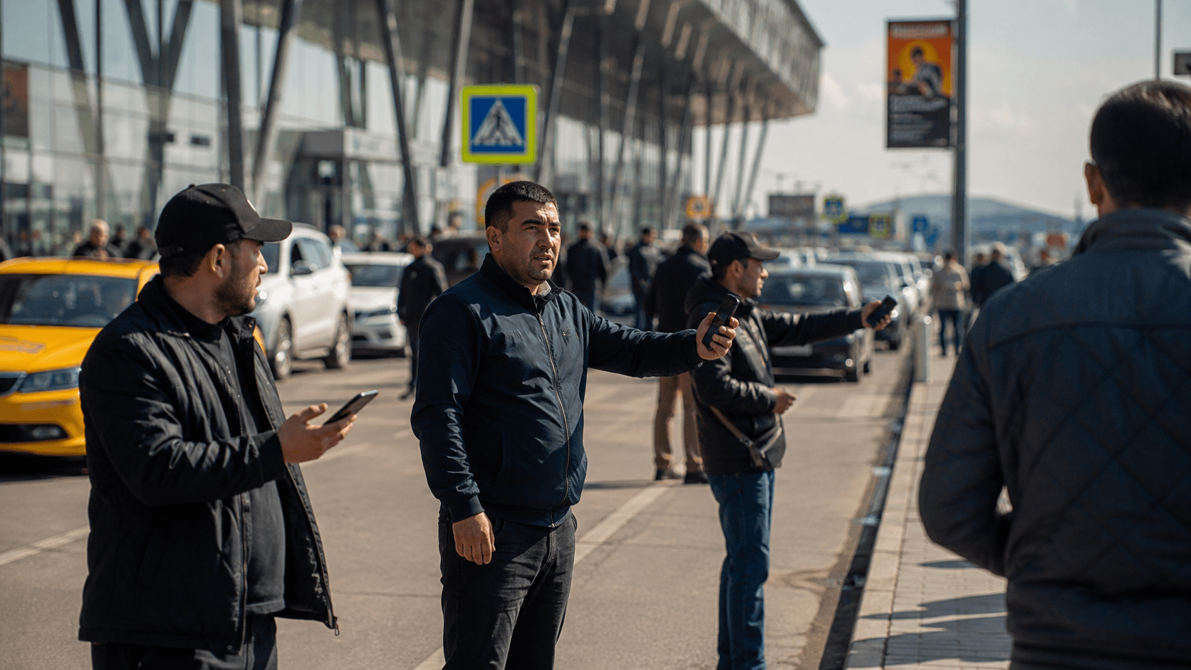 В Москве могут запретить таксистов-«зазывал» во Внуково и на вокзалах