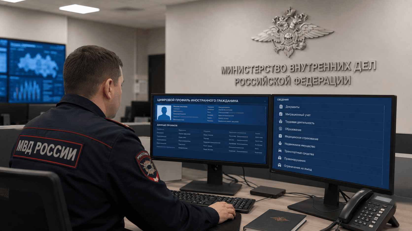 В России запустили цифровой профиль мигранта под контролем МВД