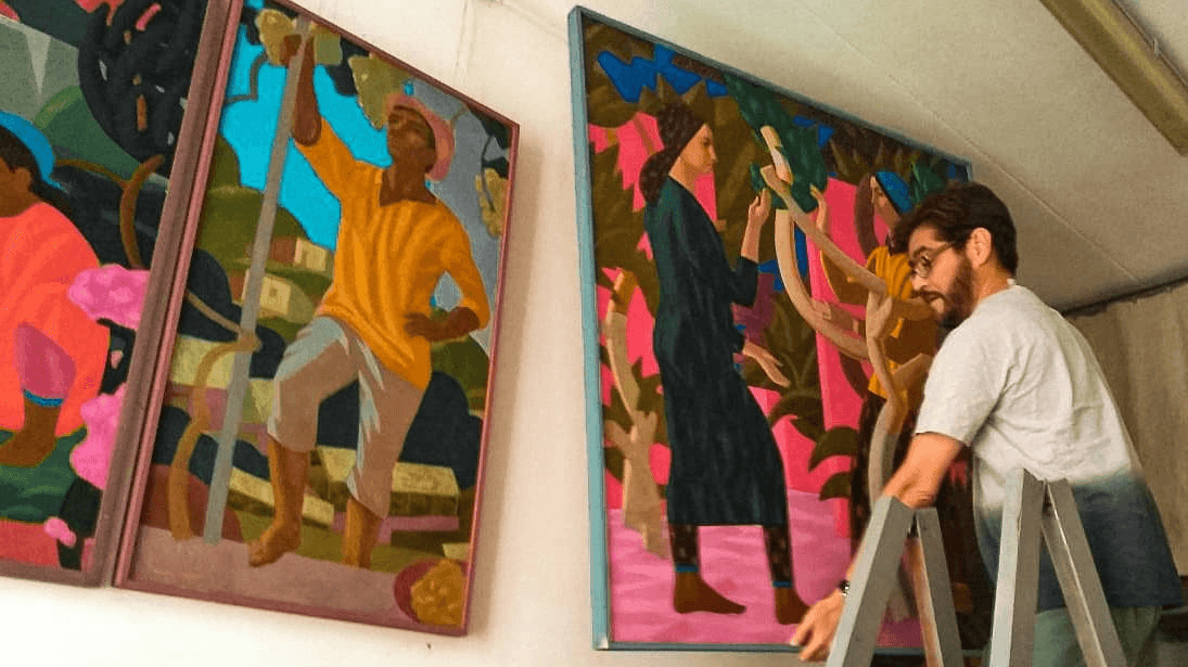 художник Азам Атаханов